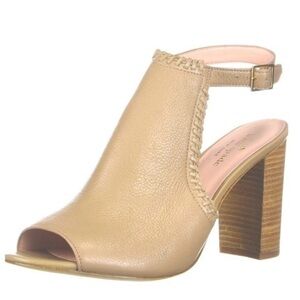 Kate Spade New York Women's Orelene Pale Taupe Leather Heel Booties Size 7M